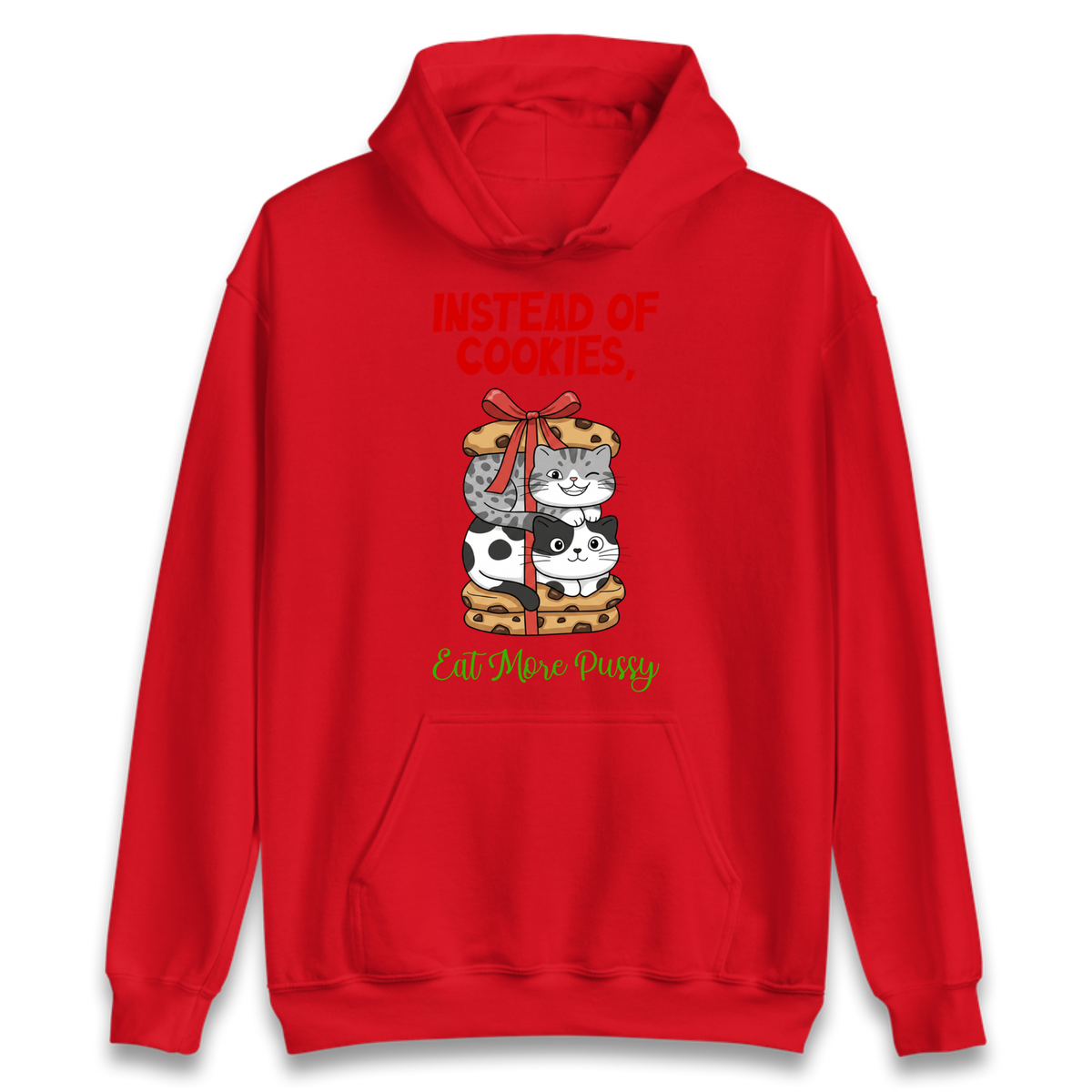Cheeky Cat Slogan Hoodie