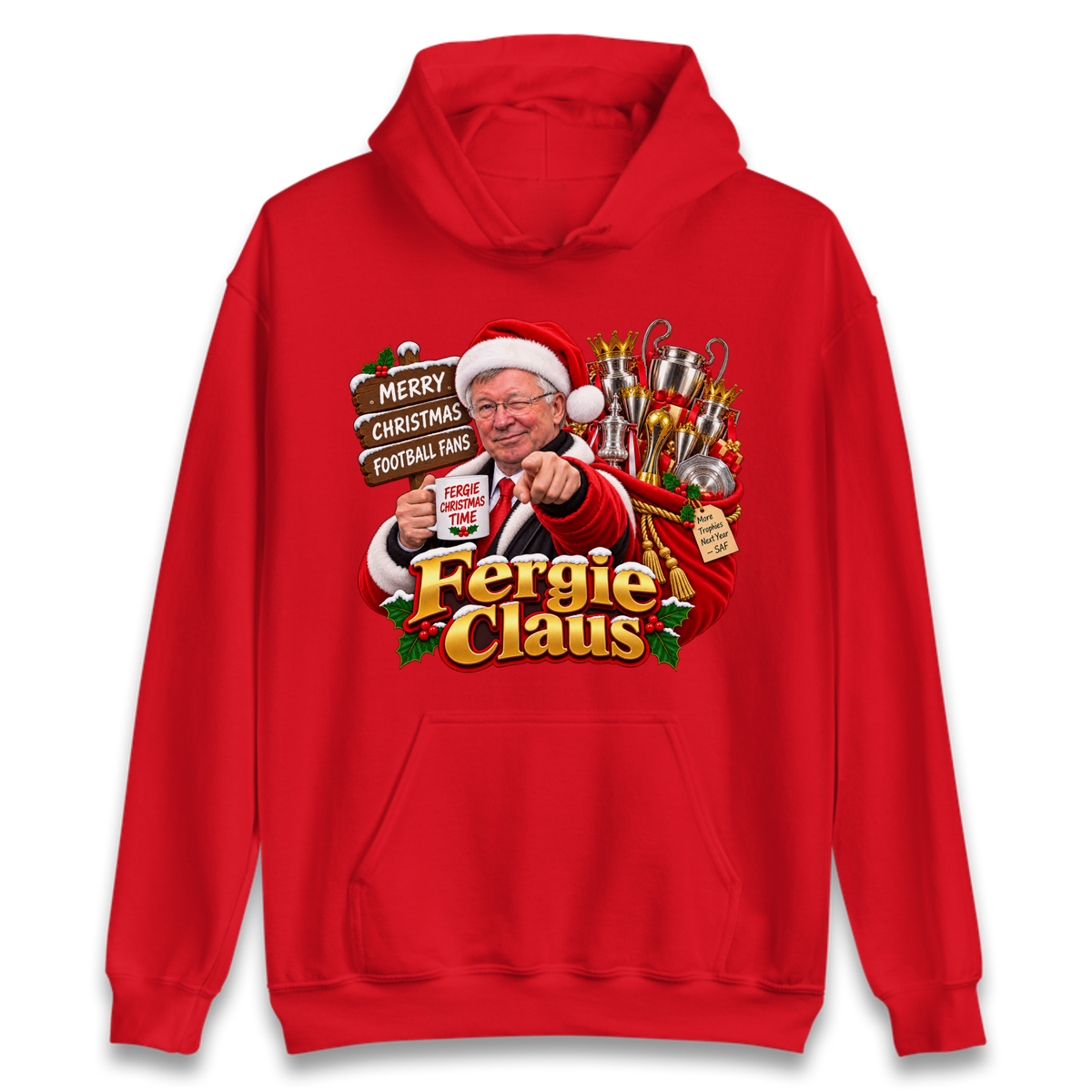 Man United Christmas Hoodie