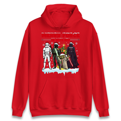 Merry Force Be With You Christmas Hoodie