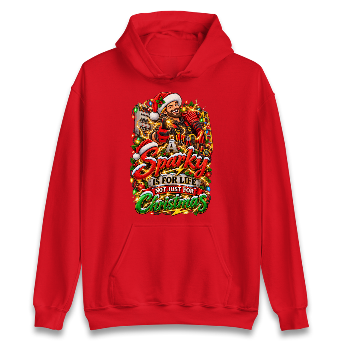 Sparky Christmas Hoodie
