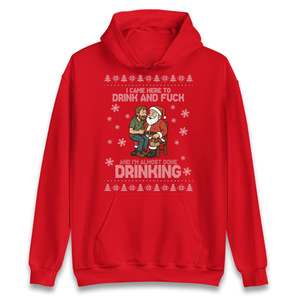 Rude Santa Graphic Hoodie