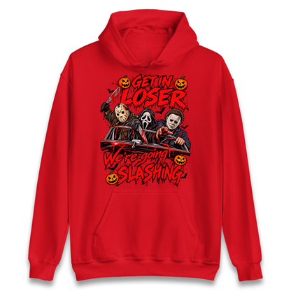 Retro Horror Movie Halloween Slasher Villains Hoodie