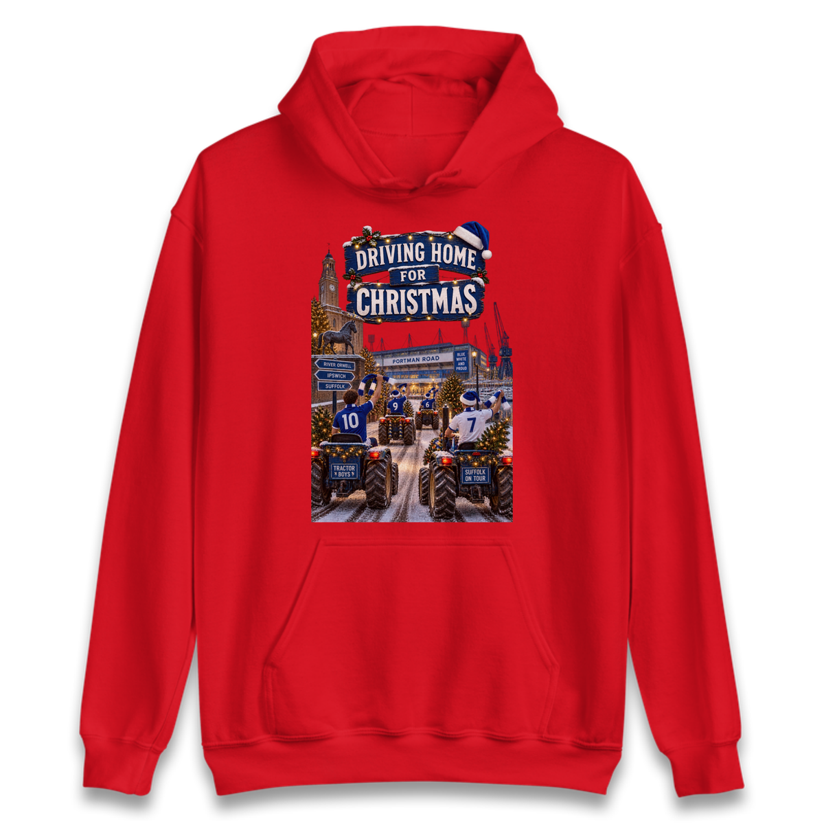 Ipswich Town Christmas Hoodie