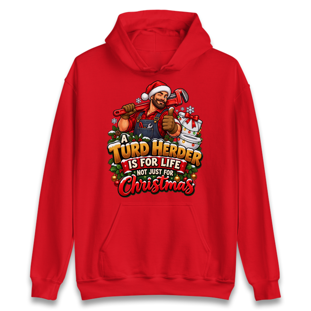 Plumbing Christmas Hoodie