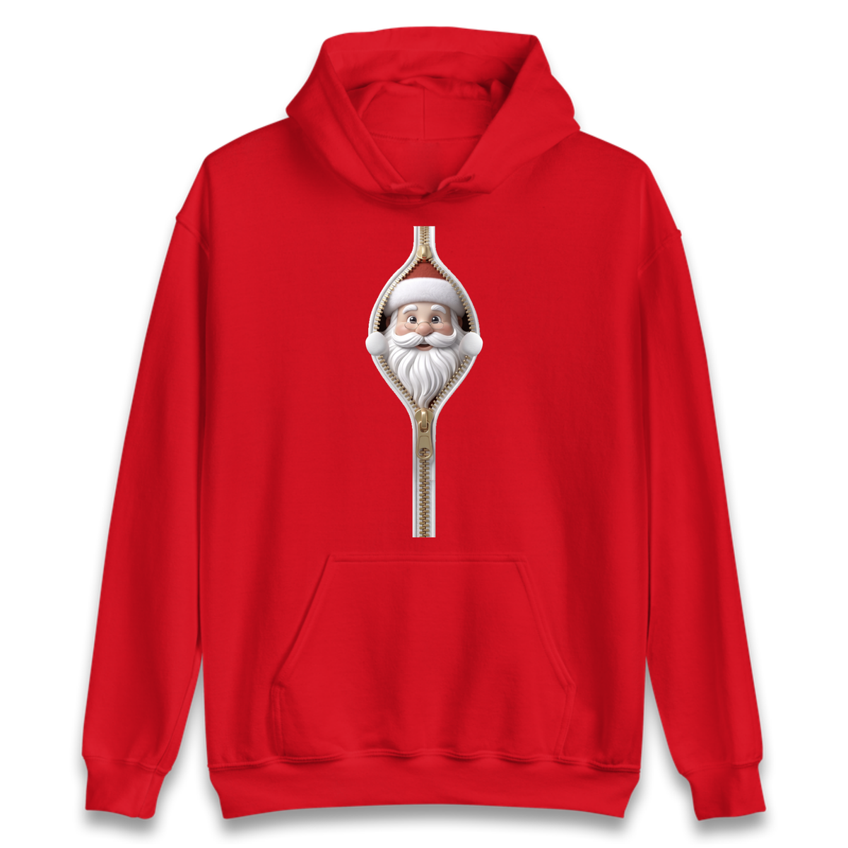 Santa Face Novelty Hoodie