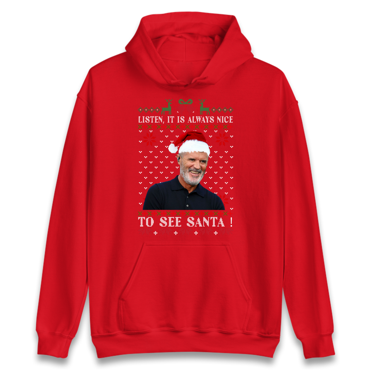 Roy Keane Christmas Hoodie