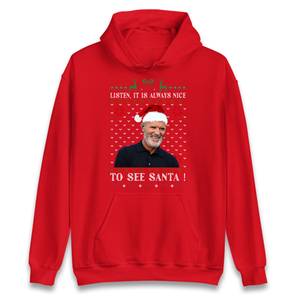 Roy Keane Christmas Hoodie