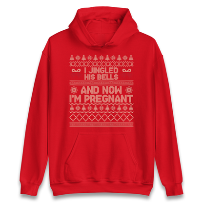 Pregnant At Christmas Hoodie