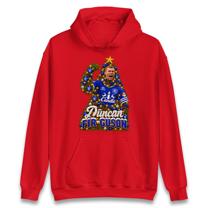 Duncan Ferguson Everton Christmas Hoodie