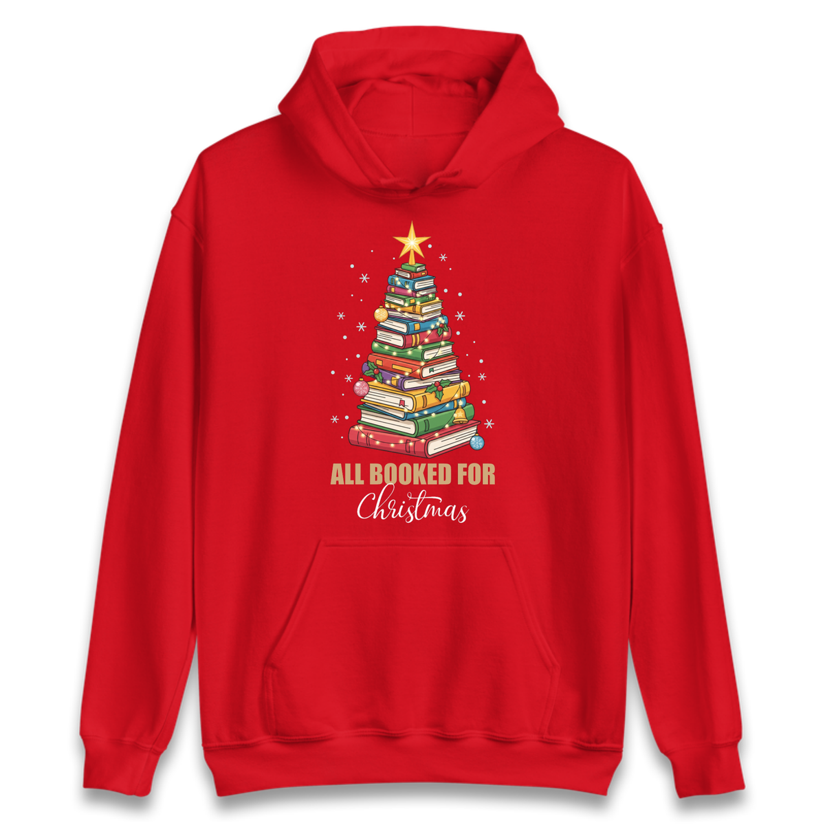 Book Tree Christmas Hoodie