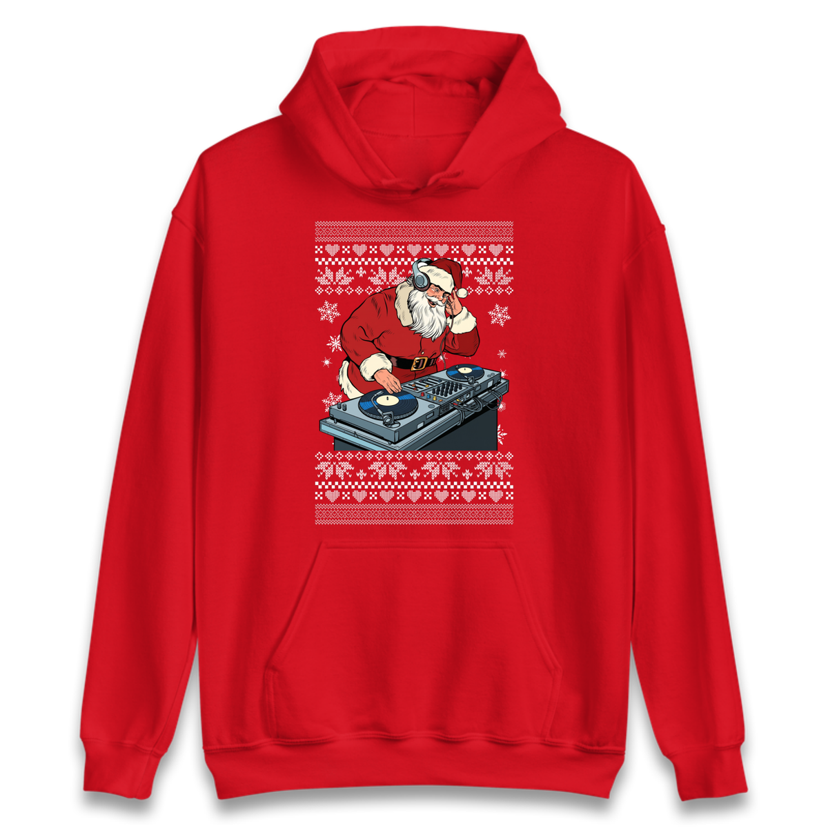 DJ Santa Christmas Hoodie