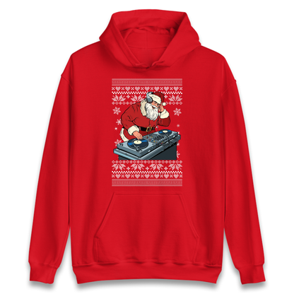 DJ Santa Christmas Hoodie