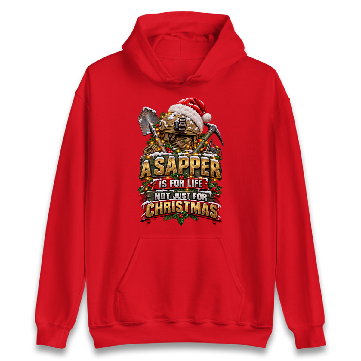 Royal Engineers Sappers Christmas Hoodie