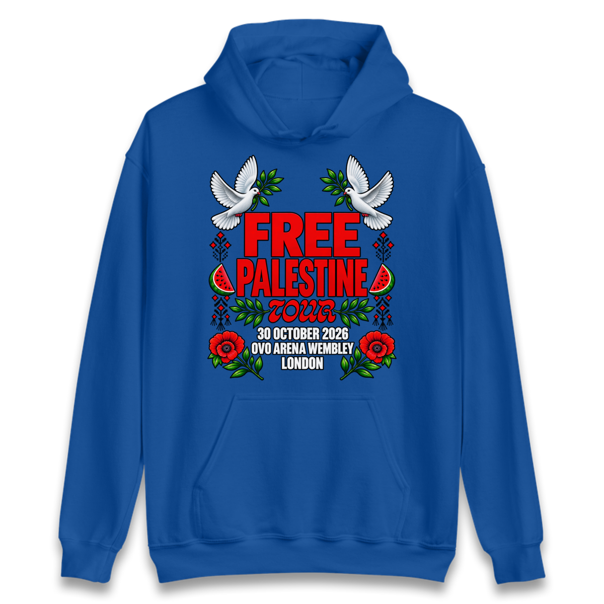 Macklemore and Friends Free Palestine Tour London 2026 Hoodie