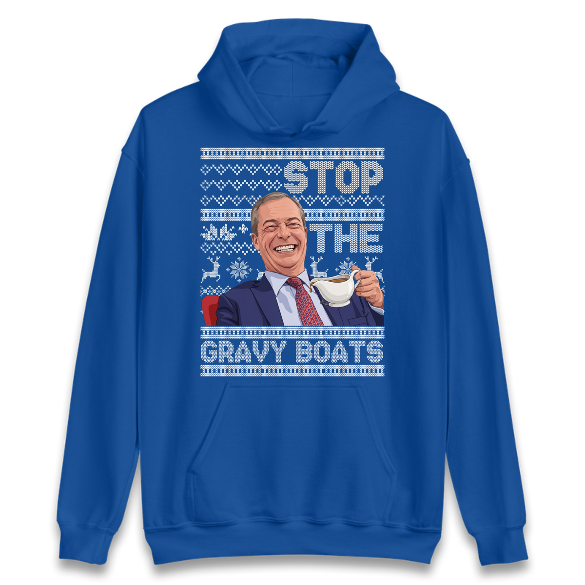Satirical Festive Top Hoodie