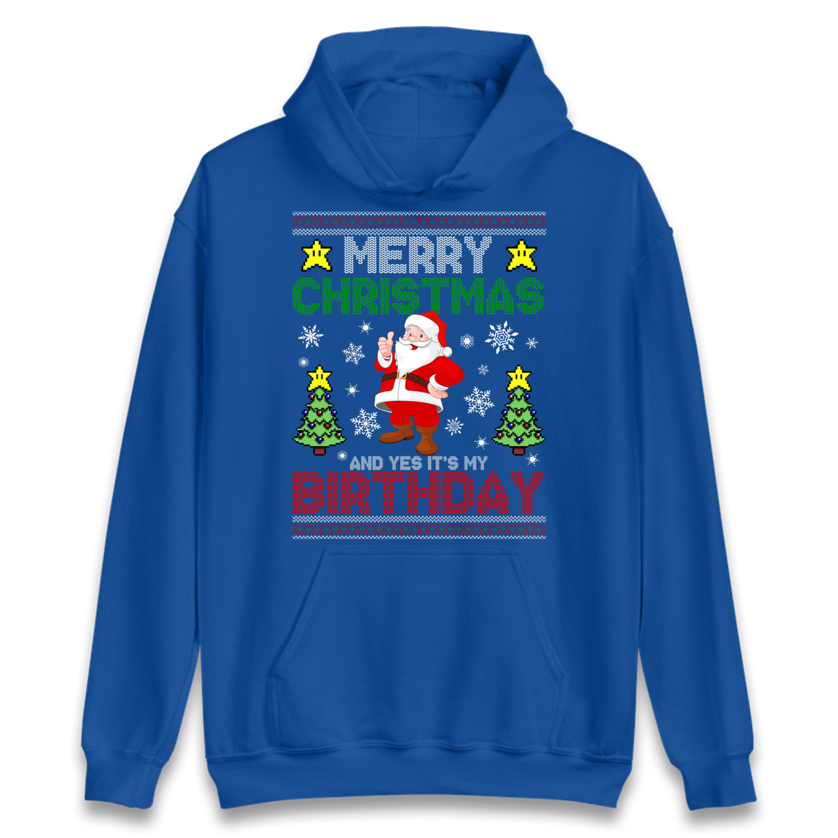 Santa birthday design Hoodie