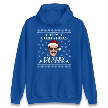 I Very Excite Christmas Hoodie