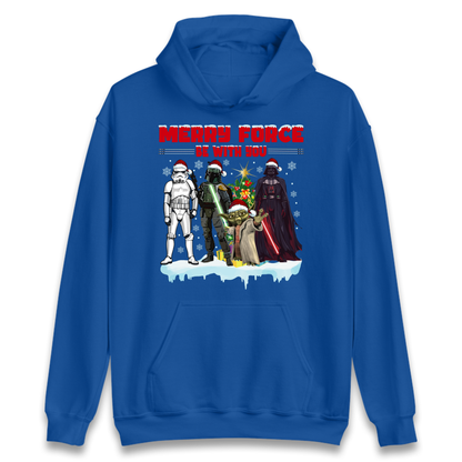 Merry Force Be With You Christmas Hoodie