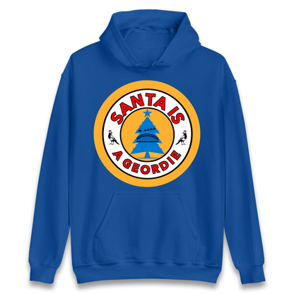 Geordie Santa  Christmas Hoodie