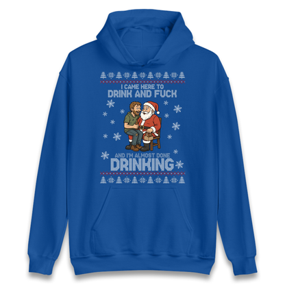 Rude Santa Graphic Hoodie