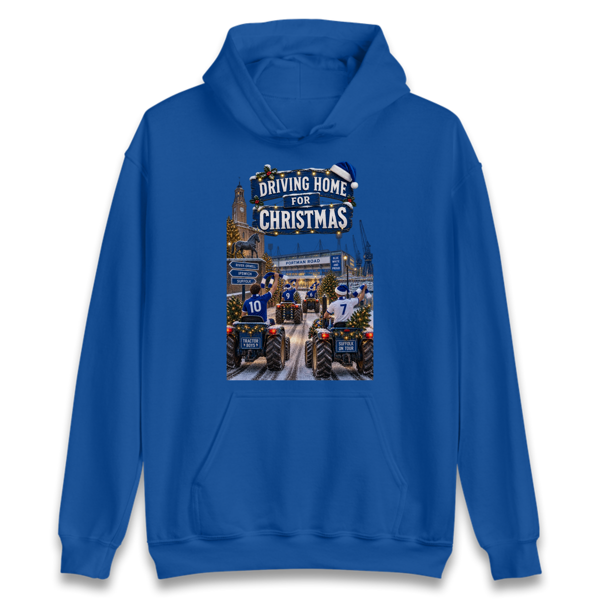 Ipswich Town Christmas Hoodie