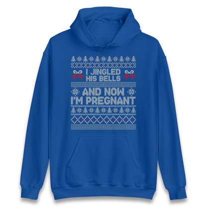 Pregnant At Christmas Hoodie