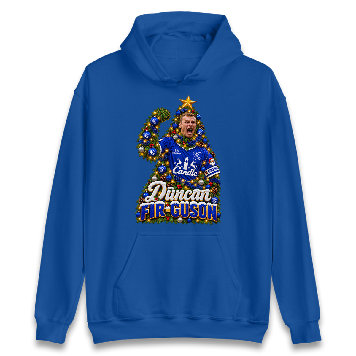 Duncan Ferguson Everton Christmas Hoodie