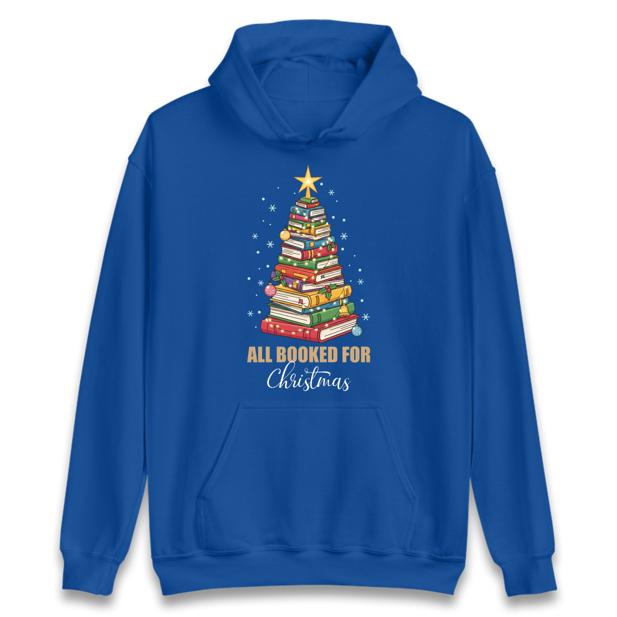 Book Tree Christmas Hoodie