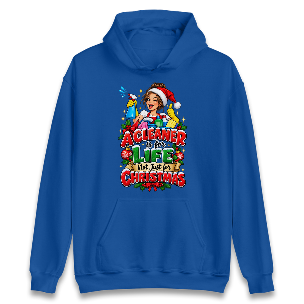Cleaner Christmas Hoodie