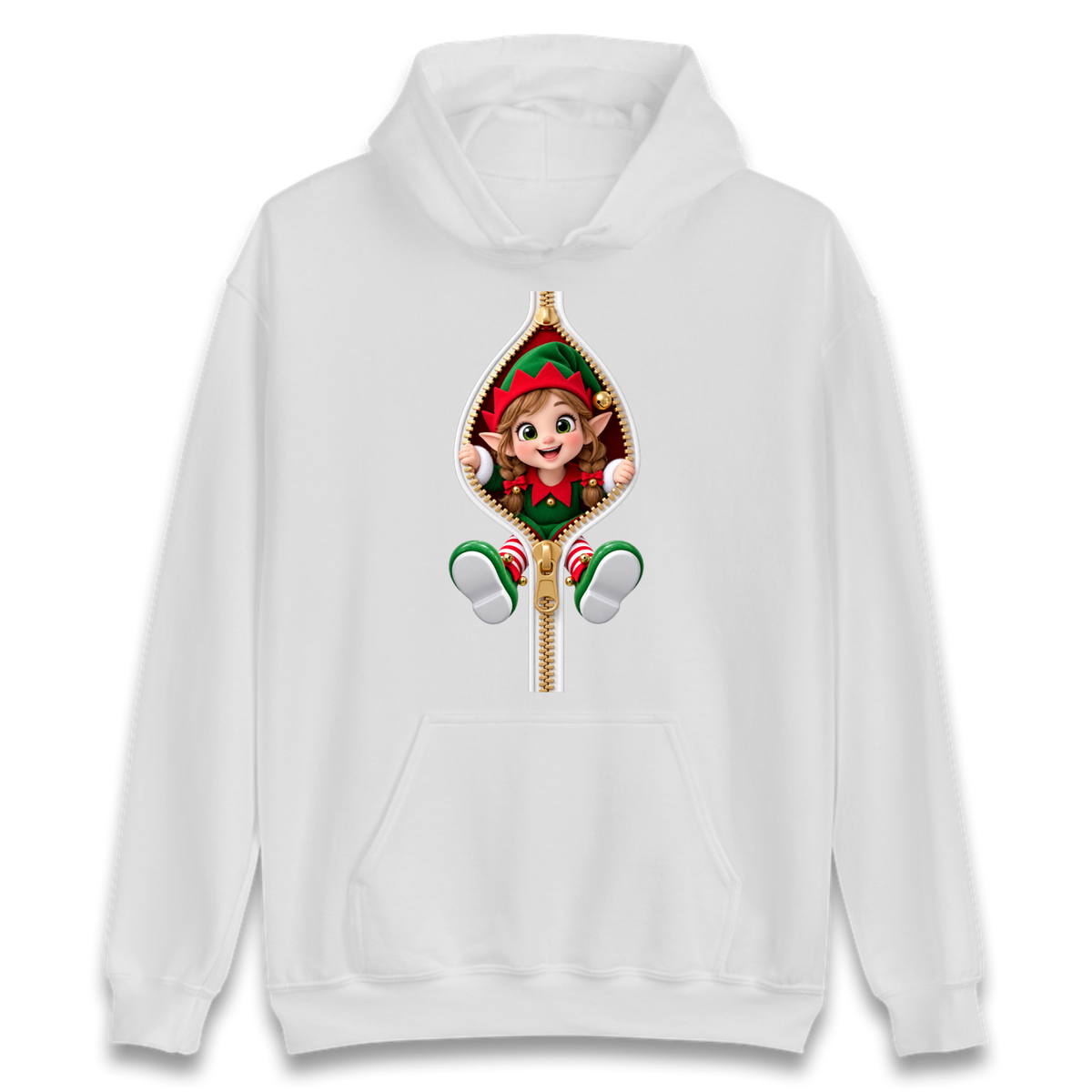 Elf Christmas Jumper Hoodie