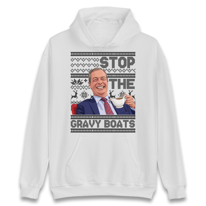 Satirical Festive Top Hoodie
