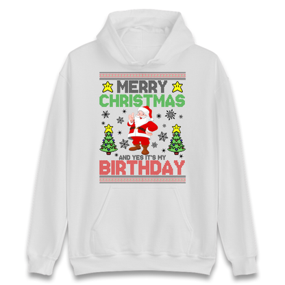 Santa birthday design Hoodie