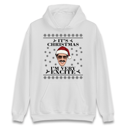 I Very Excite Christmas Hoodie