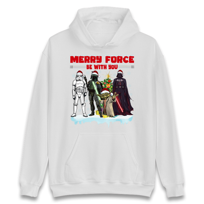 Merry Force Be With You Christmas Hoodie