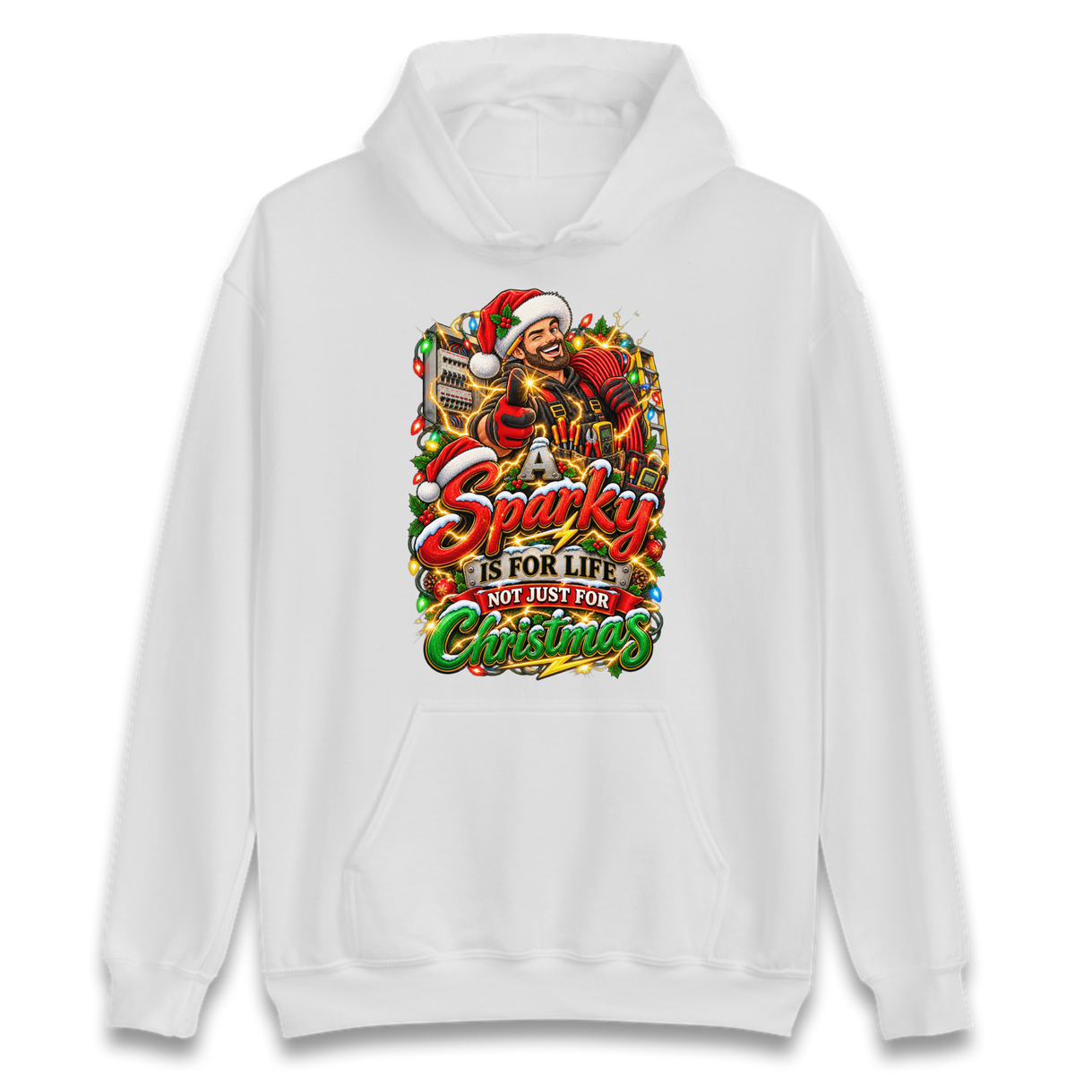 Sparky Christmas Hoodie