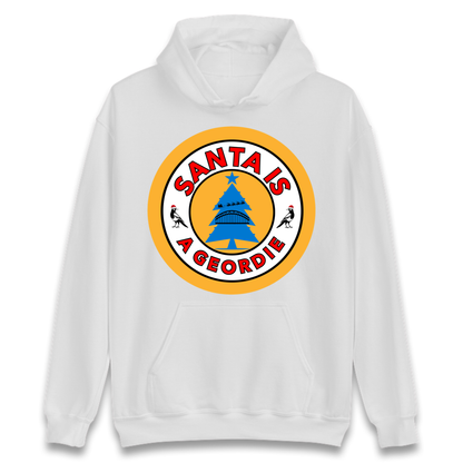 Geordie Santa  Christmas Hoodie