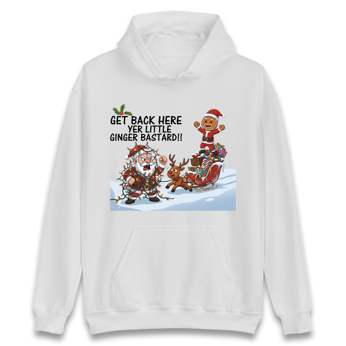 santa joke graphic Hoodie