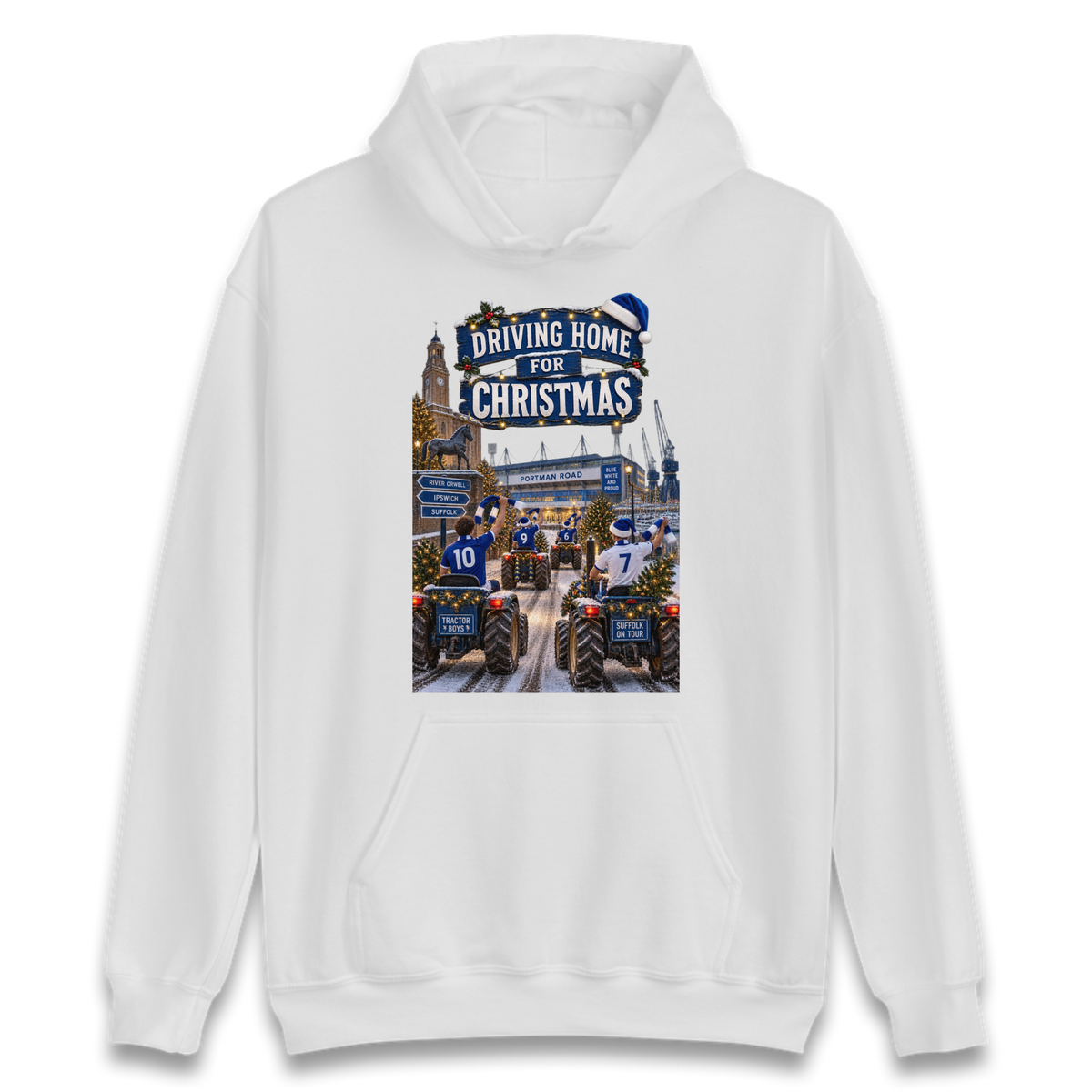 Ipswich Town Christmas Hoodie