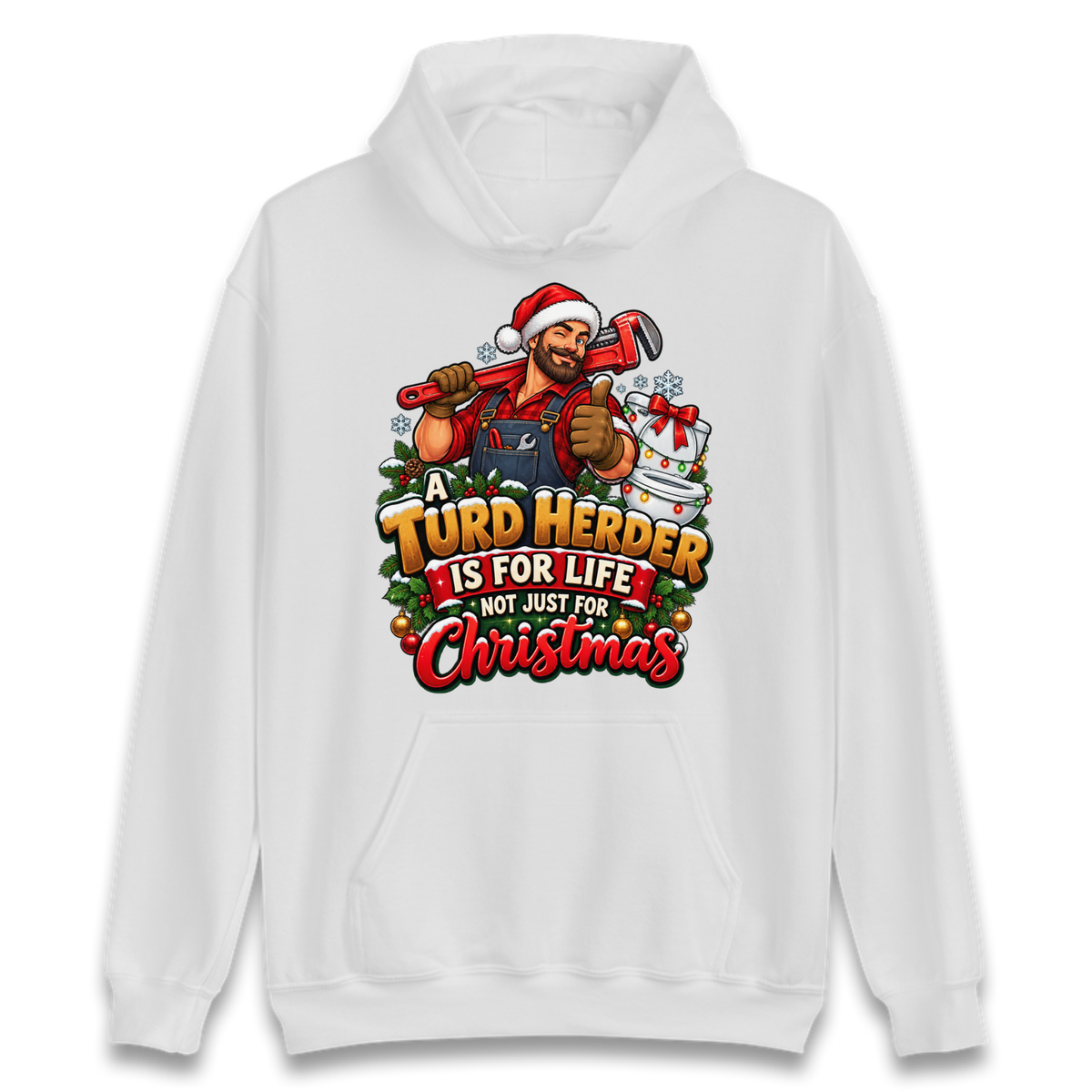 Plumbing Christmas Hoodie