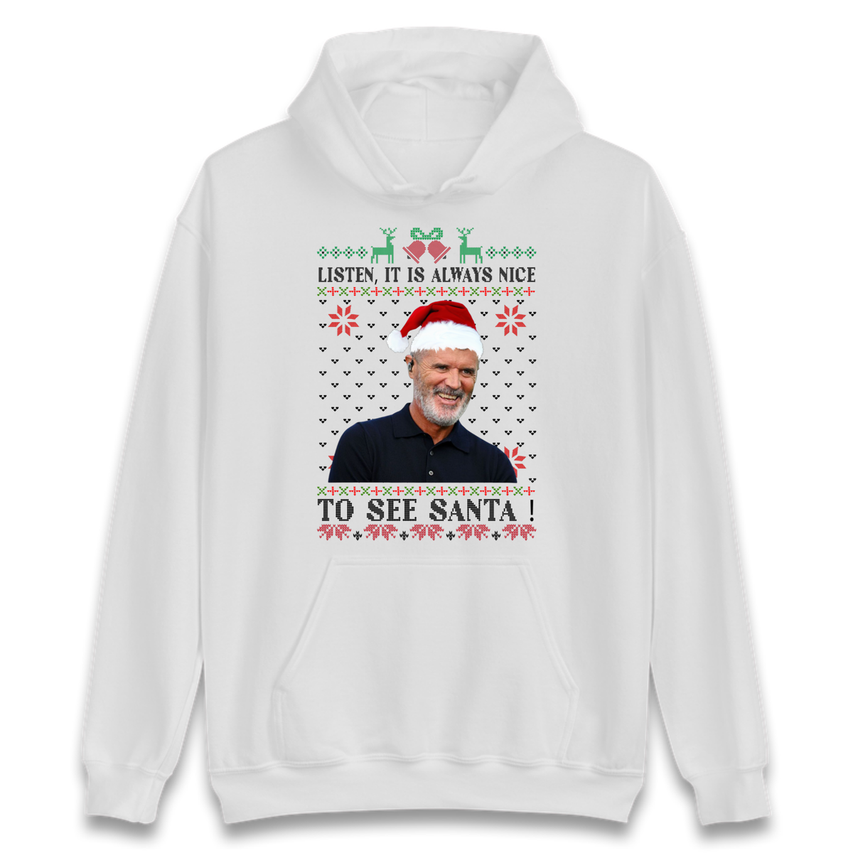 Roy Keane Christmas Hoodie
