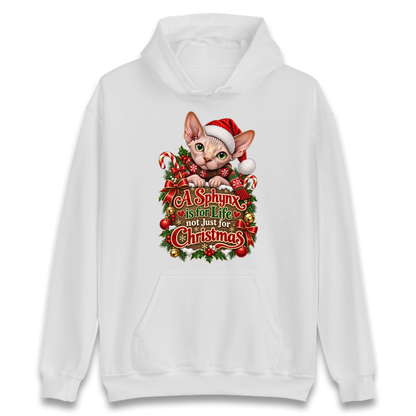 Sphynx Cat Christmas Hoodie
