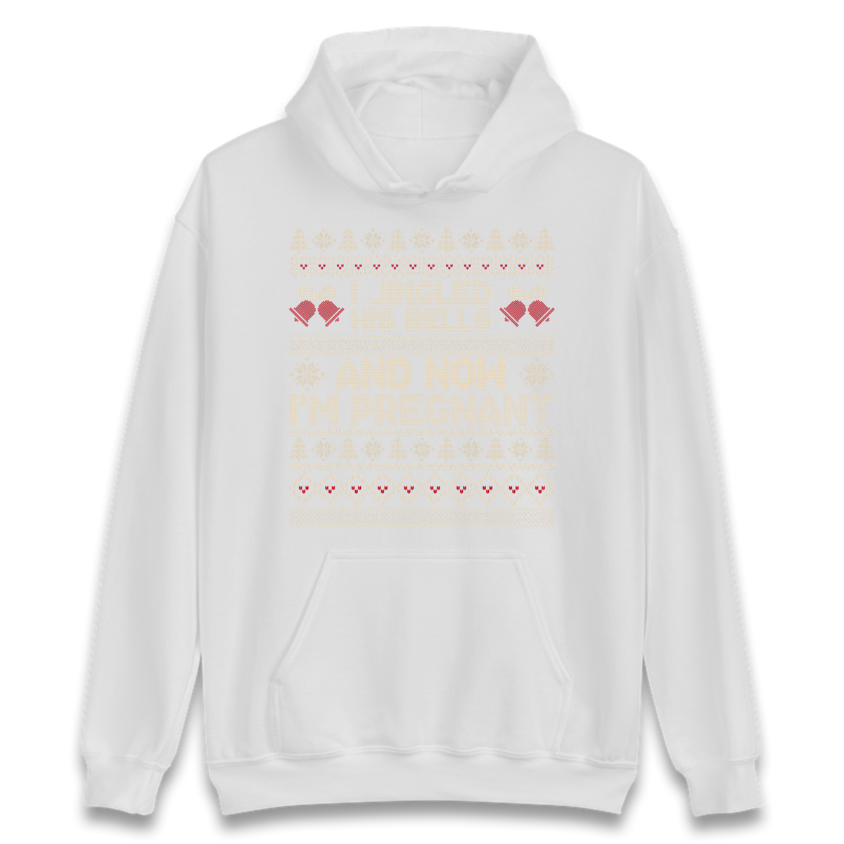 Pregnant At Christmas Hoodie