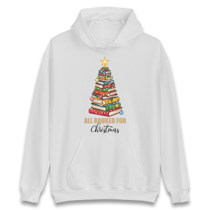 Book Tree Christmas Hoodie