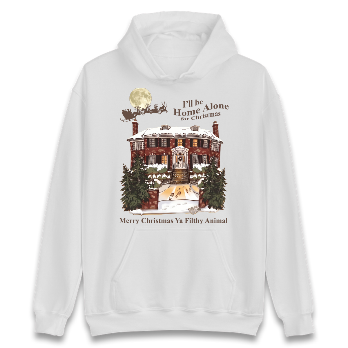 Home Alone Festive Christmas Hoodie