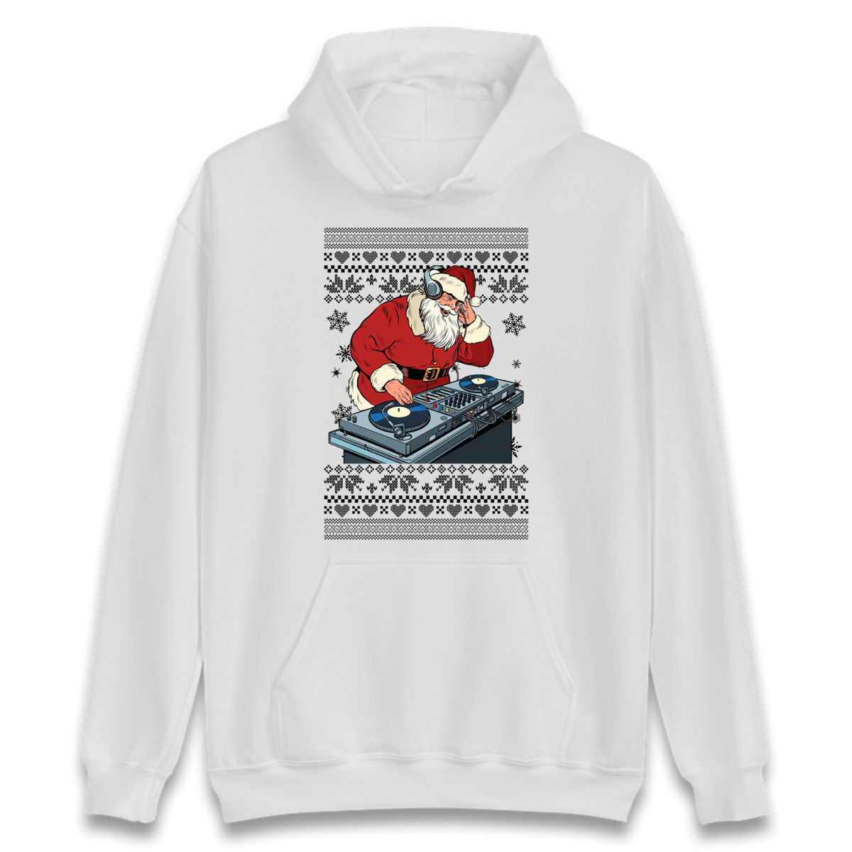 DJ Santa Christmas Hoodie