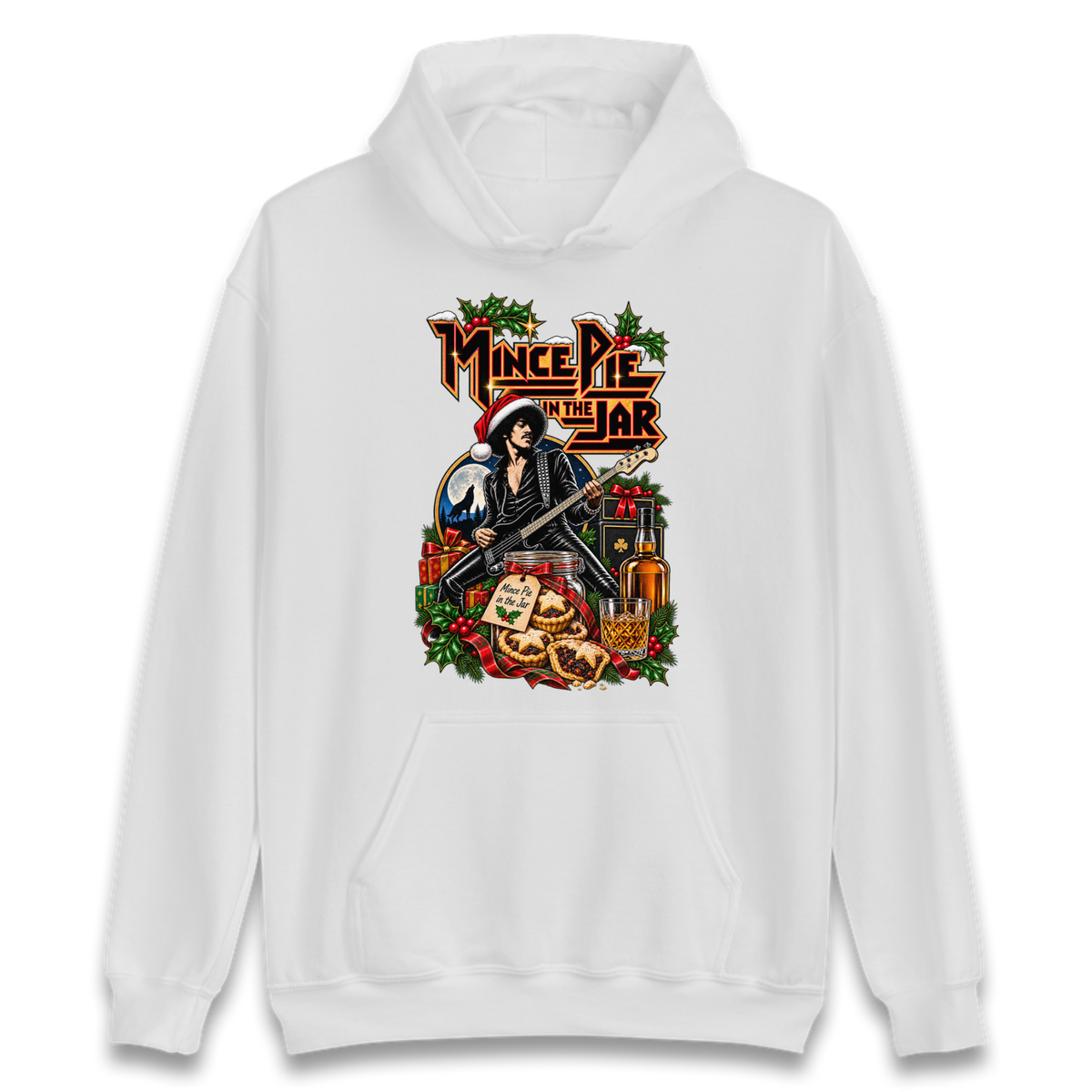 Thin Lizzy Christmas Hoodie