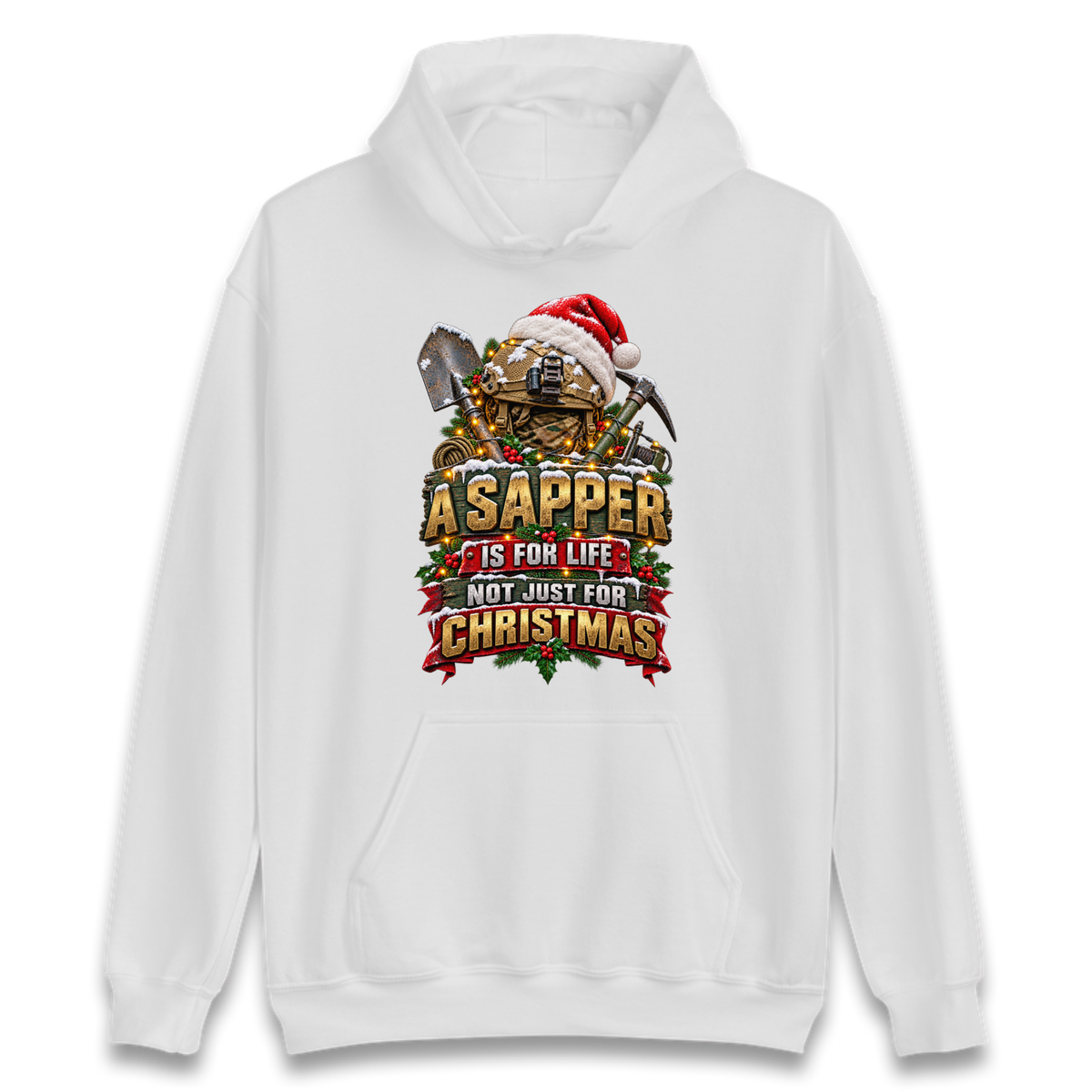 Royal Engineers Sappers Christmas Hoodie