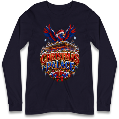 Crystal Palace Football Christmas Long Sleeve T-Shirt