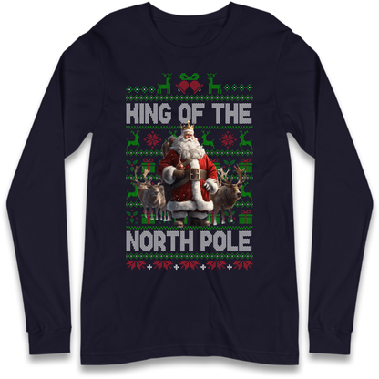 King Santa Christmas Long Sleeve T-Shirt