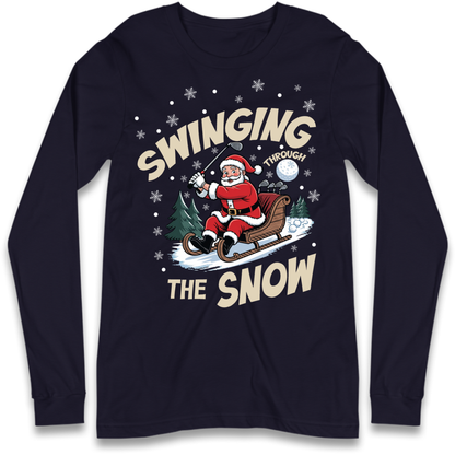 Christmas Golf Long Sleeve T-Shirt